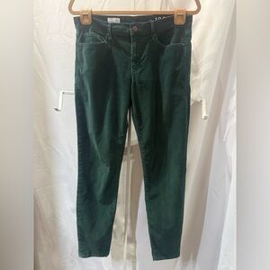 GAP Straight Leg Pants in Deep Forest Green